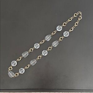 Vintage Gold and Lucite Women's 34” Necklace
